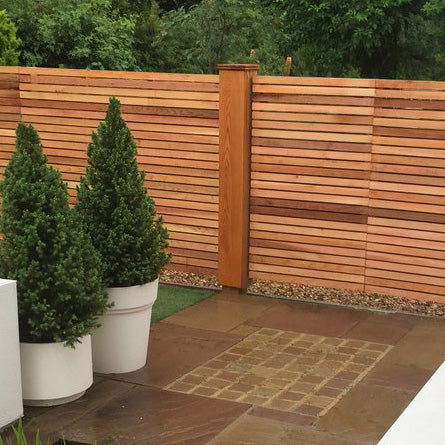 Contemporary Slatted Panels